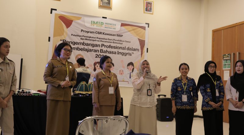 Langkah IMIP Membuat Tenaga Kerja Indonesia Go Internasional,Dengan Melatih 150 Guru Fasih Berbahasa Inggris. Langkah IMIP Membuat Tenaga Kerja Indonesia Go Internasional,Dengan Melatih 150 Guru Fasih Berbahasa Inggris.