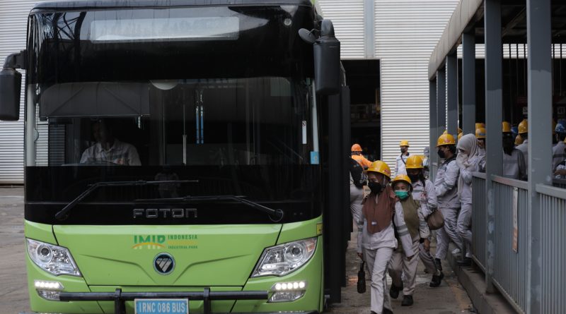Dukung Percepatan Elektrifikasi, IMIP Operasikan Bus Listrik untuk Karyawan