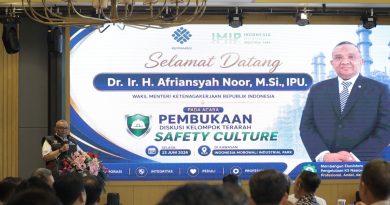 Wamenaker Apresiasi Kolaborasi K3 IMIP, Dukung Penguatan Budaya Keselamatan Kerja