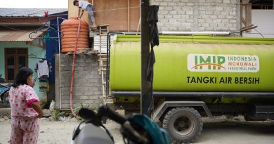IMIP Distribusi Air Bersih Bantu Warga Terdampak Kekeringan